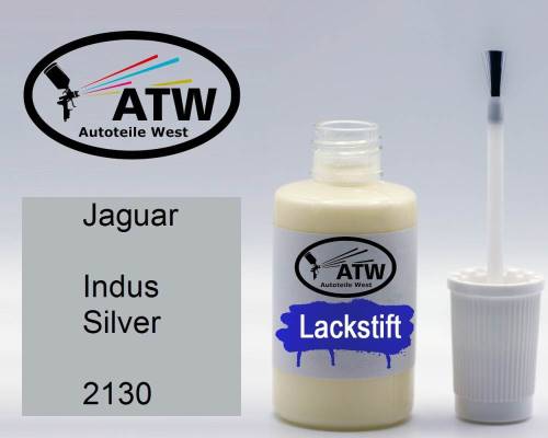 Jaguar, Indus Silver, 2130: 20ml Lackstift, von ATW Autoteile West.